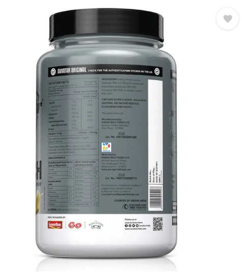 Avvatar Isorich Malai Kulfi 1Kg Whey Protein (1 kg, Malai Kulfi)