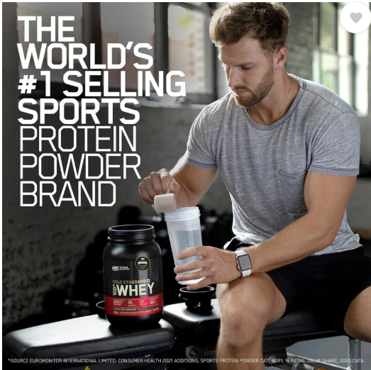 Optimum Nutrition (ON) Gold Standard 100% Protein Powder - Primary Source Isolate Whey Protein (907 g, Extreme Milk Chocolate)