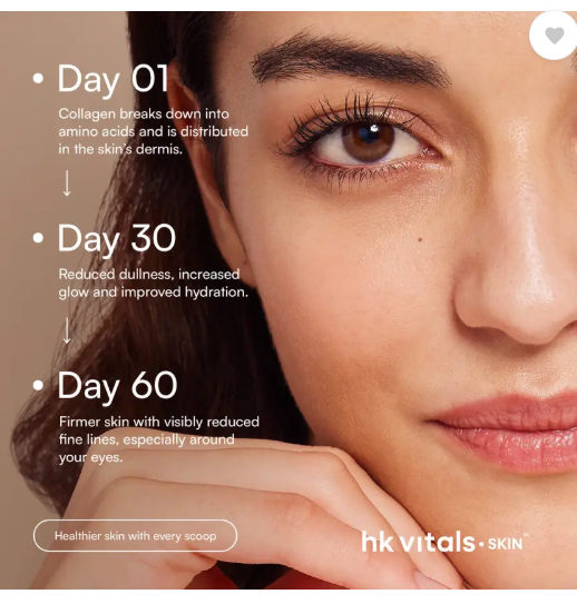 HEALTHKART HK Vitals Skin Radiance Collagen Supplement with Biotin, Orange (100 g)