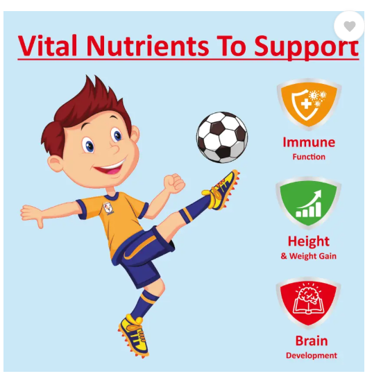 Floral Nutrition Kids Protein Powder with DHA,Vitamin-D for Growth,Immunity, Active & Strong Kid Nutrition Drink  (400 g, Strawberry Flavored)