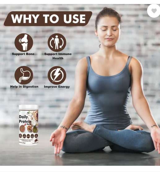 Floral Nutrition Daily Protein Shake with Herbal Blend, Omega-3, 18 Vitamins for Energy, Immunity Nutrition Drink  (800 g, Chocolate Flavored)