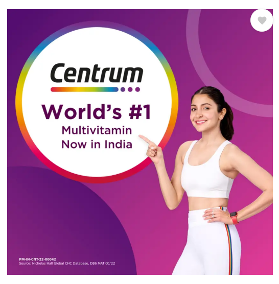 Centrum Women|Supports Overall Health (Veg) |World's No.1 Multivitamin  (30 Tablets)
