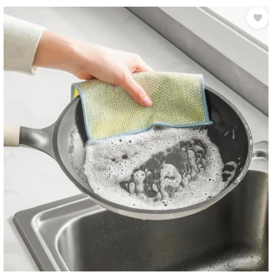 TECNOFEX Steel Scrubber for Kitchen Steel Wire Dish Cloth Scrub Stainless Steel Scrub, Scrub Sponge, Scrub Pad  (Regular, Pack of 12)