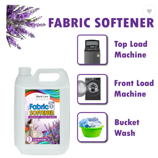 Black Care Lavender Fabric Conditioner 5 L | AntiBacterial | Long Lasting Fragrance & Shine  (5 L)
