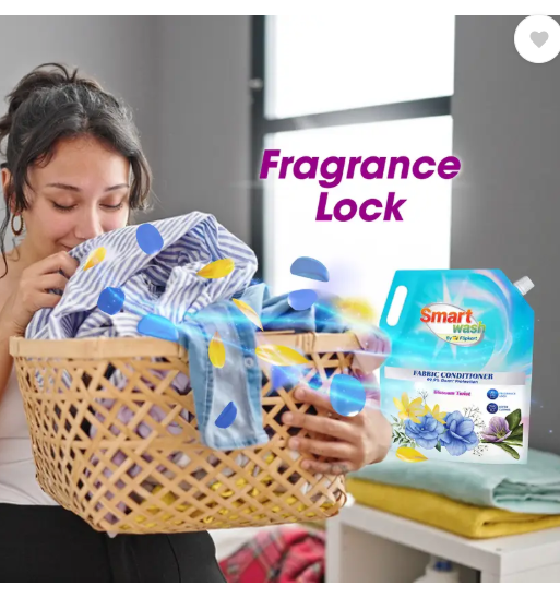 Smart Wash by Flipkart Fabric Conditioner Germ Protection Blossom Twist  (2 L)