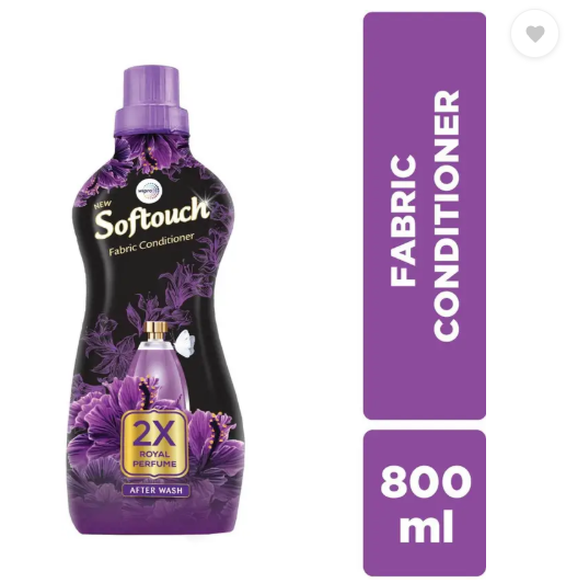 Softouch by Wipro 2X Royal Perfume Fabric Conditioner  (800 ml)