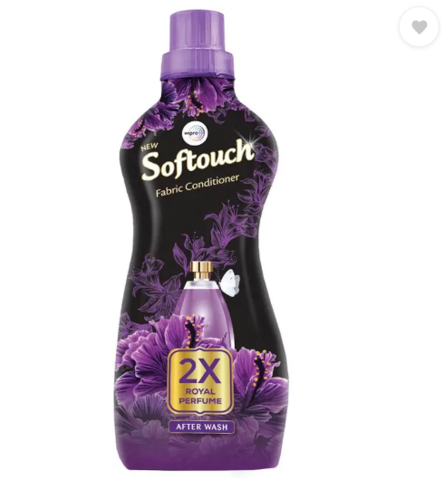 Softouch by Wipro 2X Royal Perfume Fabric Conditioner  (800 ml)