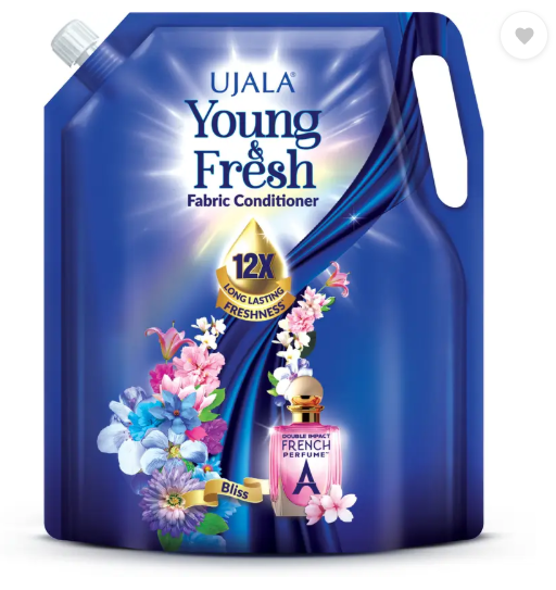 Ujala Young & Fresh Bliss Fabric Conditioner, French Perfume  (2 L)