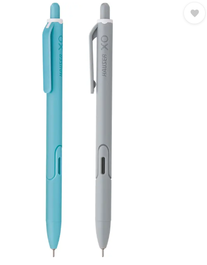 HAUSER XO Retractable Ball Pen (Pack of 50, Ink Color - Blue)