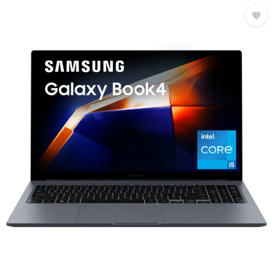 Samsung Galaxy Book4 Metal Intel Core i5 13th Gen 1335U - (16 GB/512 GB SSD/Windows 11 Home) NP750XGJ-KG2IN / NP750XGJ-LG2IN Thin and Light Laptop  (15.6 Inch, Gray, 1.55 Kg, With MS Office)