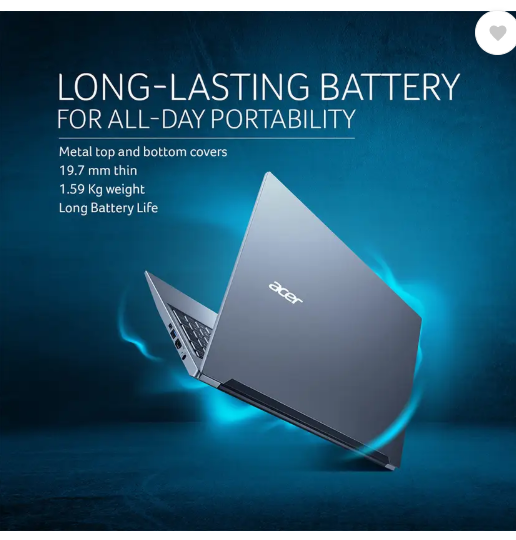 Acer Aspire Lite AMD Ryzen 5 Hexa Core 5625U - (16 GB/512 GB SSD/Windows 11 Home) AL15-41 Thin and Light Laptop  (15.6 inch, Steel Grey, 1.59 Kg)