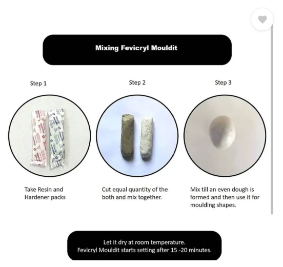 Pehrovin Clay tools (set of 7) + Dotting tools (5) +5 Packets of Mouldit(50 gms each) Art Clay  (250 g)