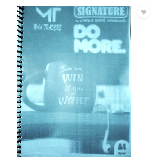 ABC notebook A4 Notebook plain 200 Pages  (Multicolor, Pack of 5)