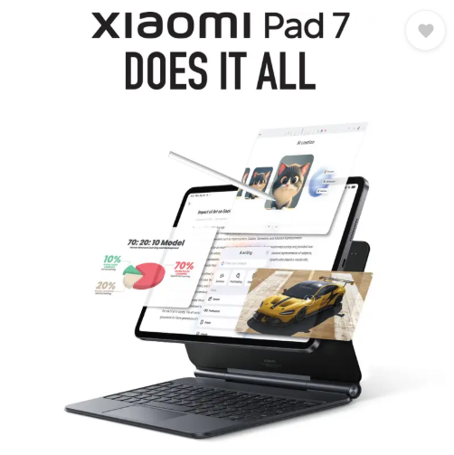 Xiaomi Pad 7 12 GB RAM 256 GB ROM 11.17 inch with Wi-Fi Only Gaming Tablet (Graphite Grey)