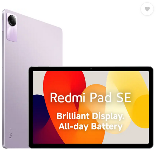 REDMI Pad SE 8 GB RAM 128 GB ROM 11.0 inch with Wi-Fi Only Tablet (Lavender Purple)