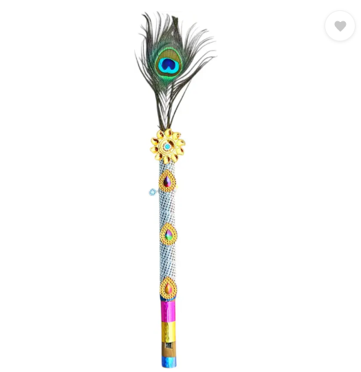 Vrindmart decorative bansuri for gift and home decor Wooden Flute (35 cm)