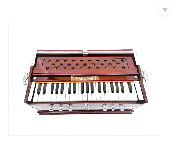 MAGA MART 39 keys Best Quality Harmonium |Best Quality Harmonium | 7 STOPPER | 39 Keys 39 keys Best Quality Harmonium |Best Quality Harmonium | 7 STOPPER | 39 Keys 3.2 Octave Hand Pumped Harmonium  (Two Fold Bellow, Bass Reed)
