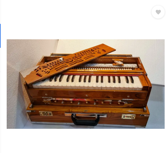 SUR O BANI SUR O BANI HARMONIUM 2LINE PALITANA RIDS BASS MALE (VERTICAL) PORTABLE 42KEYS Sur11 3.5 Octave Hand Pumped Harmonium  (Seven Fold Bellow, Bass Reed, Male Reed)