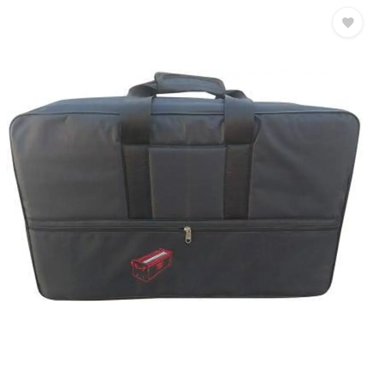 KHALSA MUSICAL (42 keys) Folding Harmonium high sound Quality Foam BestBag 3.5 Octave Harmonium 3.5 Octave Foot Pumped Harmonium  (Seven Fold Bellow, Bass Reed)