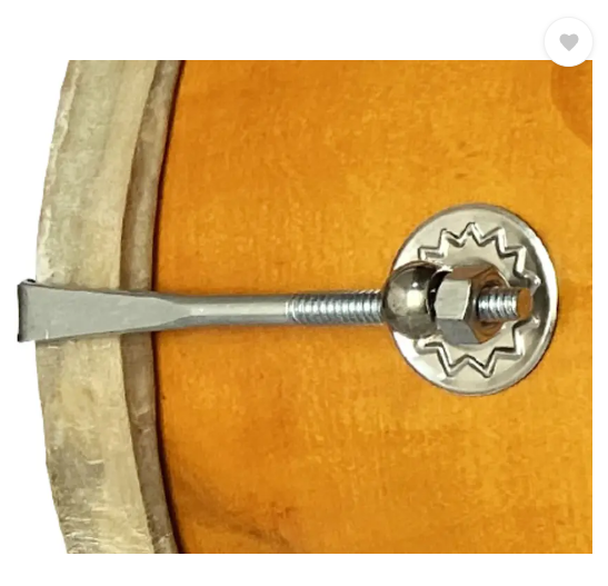 GT manufacturers Yellow18KM Nut & Bolts Dholak  (Yellow)
