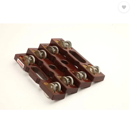 Akshar Tabla Mart Tabla Mart Wooden Pair of Kartal Hand-Cymbals Indian Musical Percussion Instrument Kartal Instrument