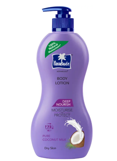 Parachute Advansed Deep Nourish Body Lotion for Women & Men, 100% Natural  (400 ml)