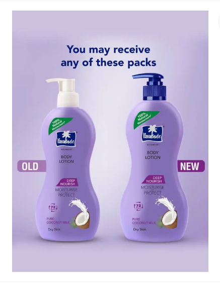Parachute Advansed Deep Nourish Body Lotion for Women & Men, 100% Natural  (400 ml)