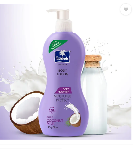 Parachute Advansed Deep Nourish Body Lotion for Women & Men, 100% Natural  (400 ml)