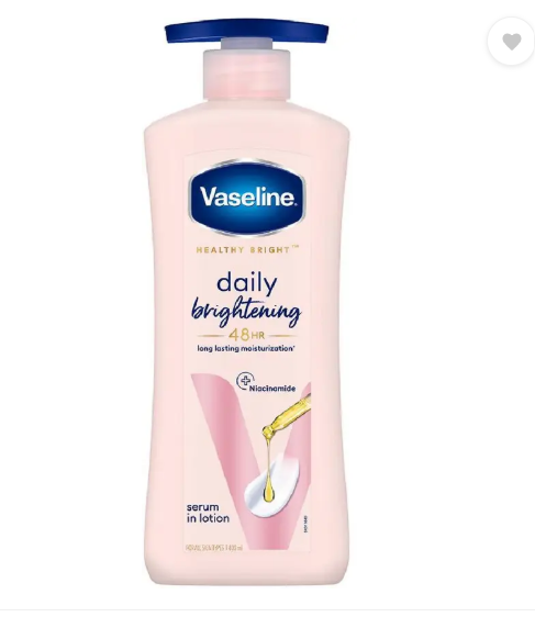 Vaseline Healthy Bright Daily Brightening Body Lotion,Vitamin B3 & Sunscreen  (400 ml)
