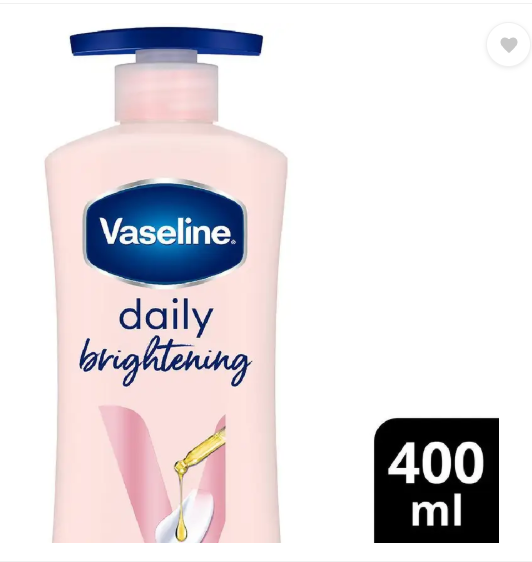 Vaseline Healthy Bright Daily Brightening Body Lotion,Vitamin B3 & Sunscreen  (400 ml)