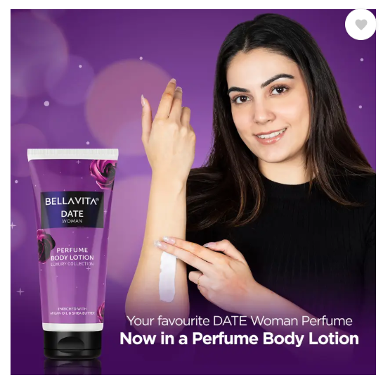 BELLAVITA DATE WOMAN Perfume Body Lotion|Helps in Nourishing & Moisturising Skin|  (200 ml)