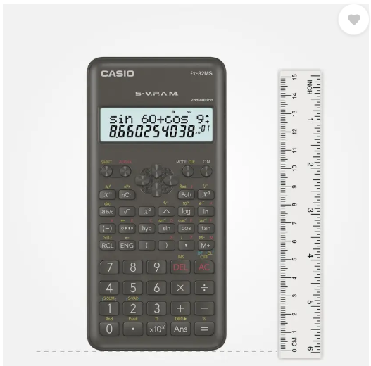 CASIO FX-82MS Scientific Scientific Calculator (12 Digit)