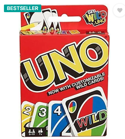 MOISH UNO Playing Cards Table fun Game for Kids  (Multicolor UNO)