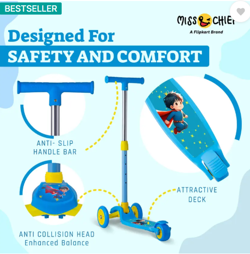 Miss & Chief Kick Scooter (Blue)