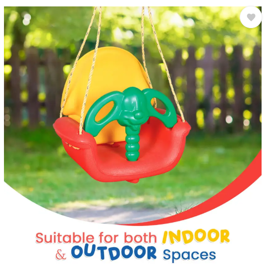 PLAYGRO Baby Home Play Fun Hanging Swing Chair Jhula for Kids & Toddlers (Multicolor)