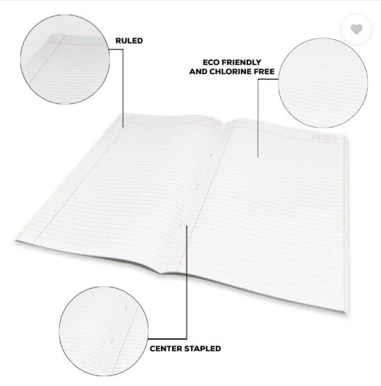 Classmate Notebook A4 Notebook Single Line 172 Pages (Multicolor, Pack of 6)