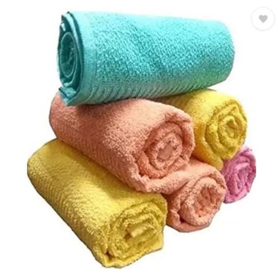 shegur's Cotton 300 GSM Hand, Face Towel  (Pack of 6)
