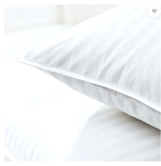YandAM YandAM Microfibre Solid Sleeping Pillow Pack of 2 (White)