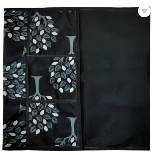 Crosmo Refrigerator Cover  (Width: 56 cm, Black Tree 2)