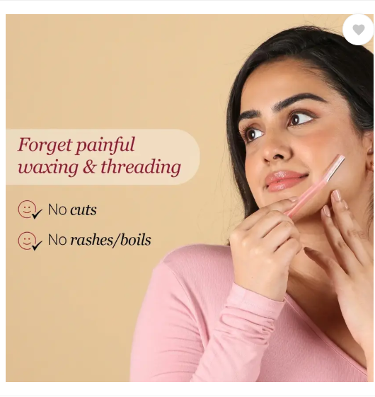 Carmesi Face Razor for Women | For Instant & Painless Hair Removal, Women  (Pack of 3)