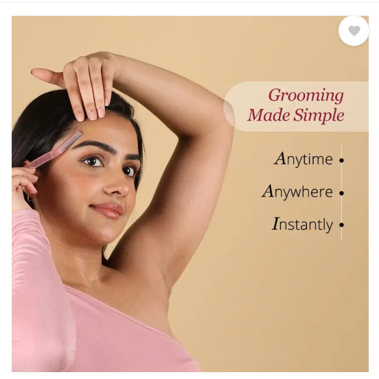 Carmesi Face Razor for Women | For Instant & Painless Hair Removal, Women  (Pack of 3)