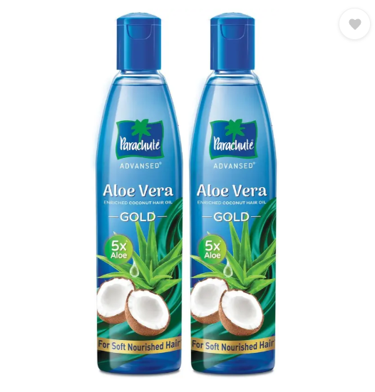 Parachute Advansed Aloe Vera Coconut Hair Oil GOLD, 5X Aloe Vera, Makes hair Sooperr soft Hair Oil  (800 ml)