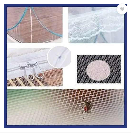 Flipkart SmartBuy Polyester Adults Washable FSB-MN-P-K-D-BLUE Z Mosquito Net  (Blue, Tent)