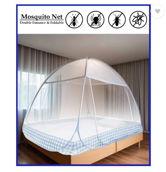 Flipkart SmartBuy Polyester Adults Washable FSB-MN-P-K-D-BLUE Z Mosquito Net  (Blue, Tent)
