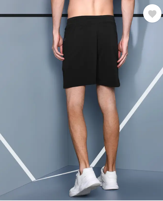 Pack of 2 Solid Men Black, Grey Basic Shorts, Beach Shorts, Baggy Shorts, Gym Shorts, Cycling Shorts