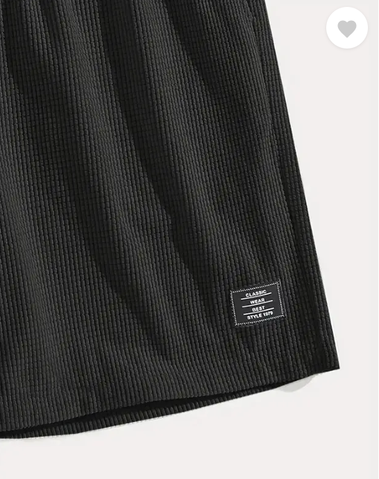 Solid Men Black Regular Shorts