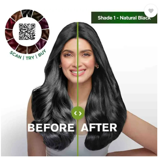 GARNIER Color Naturals Creme Hair Colour |Long-lasting color & Shine , Shade 1, Natural Black