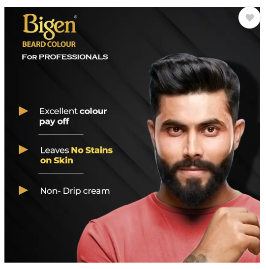 Bigen Professional Beard Color B101 , Natural Black