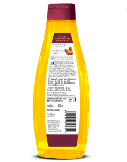 HAIR & CARE with Almond, Non-Sticky Oil Hair Oil  (700 ml)