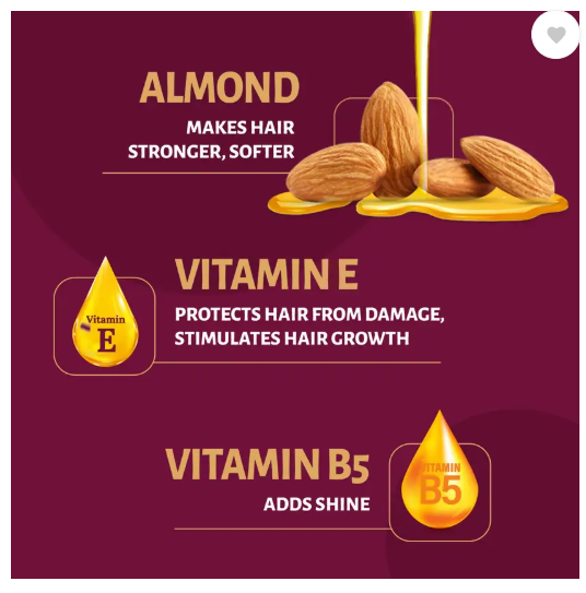 HAIR & CARE with Almond, Non-Sticky Oil Hair Oil  (700 ml)
